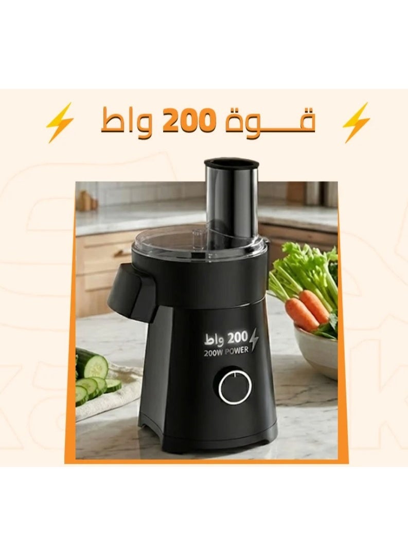 200W Electric Vegetable Chopper, Multifunctional Food Chopper for Kitchen with Wide Opening - Image 4